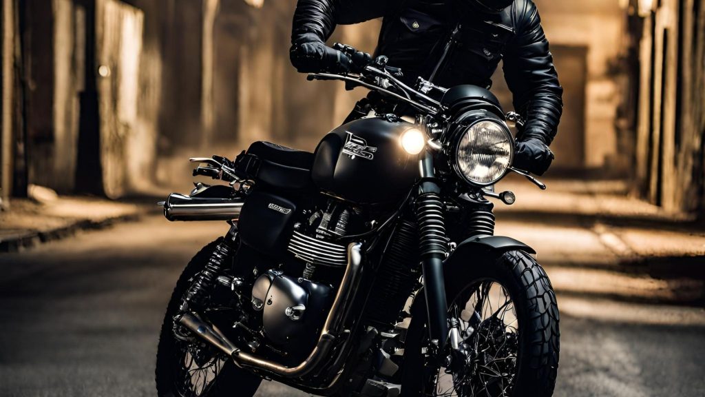 Ride with an Old-School Triumph Scrambler