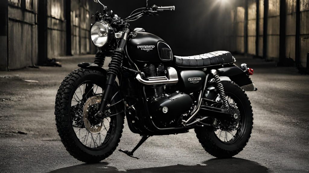 Ride with an Old-School Triumph Scrambler