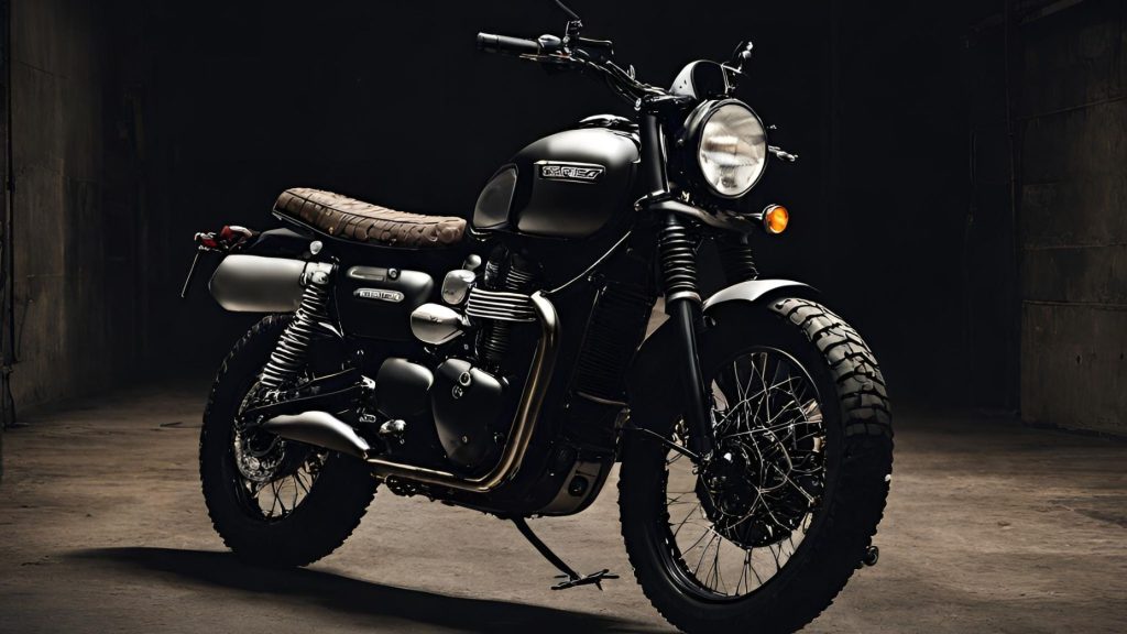 Ride with an Old-School Triumph Scrambler