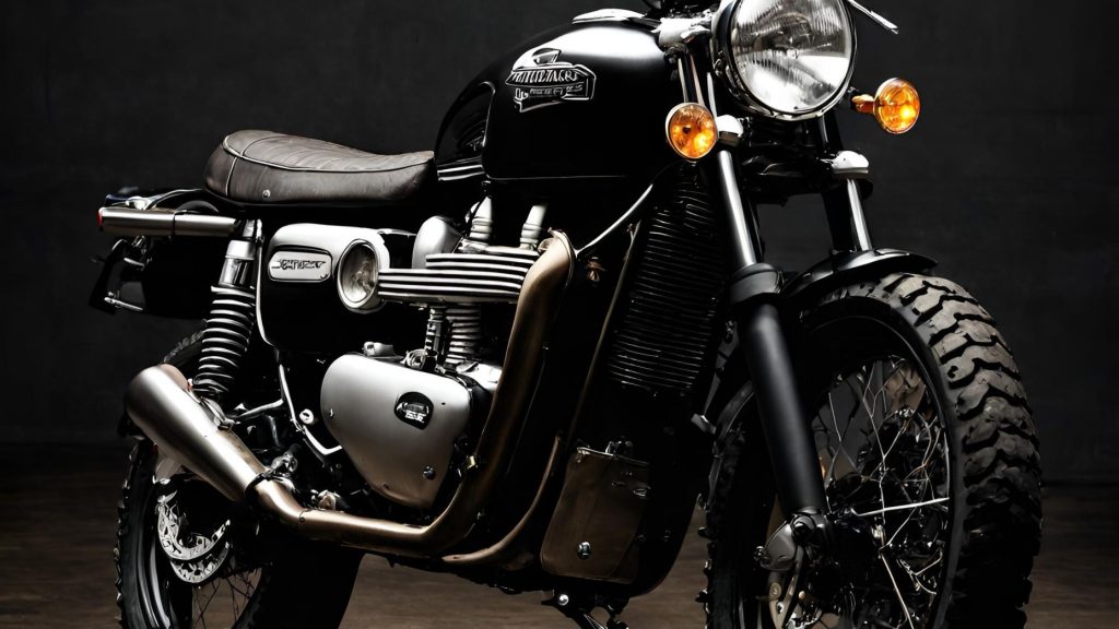 Ride with an Old-School Triumph Scrambler