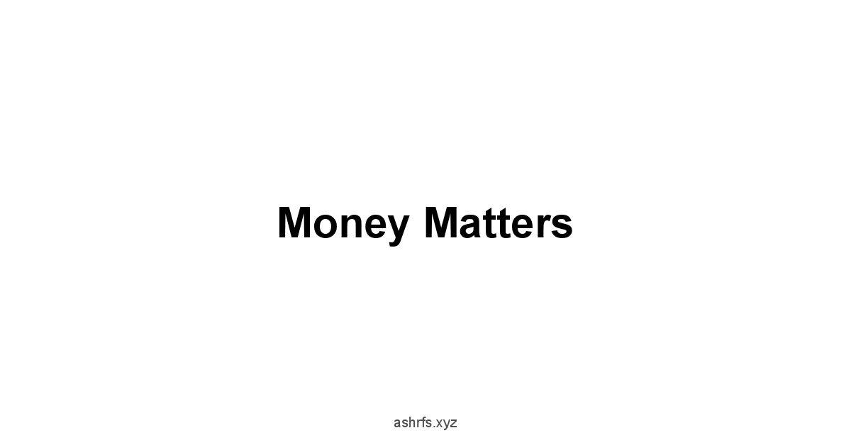 Money Matters