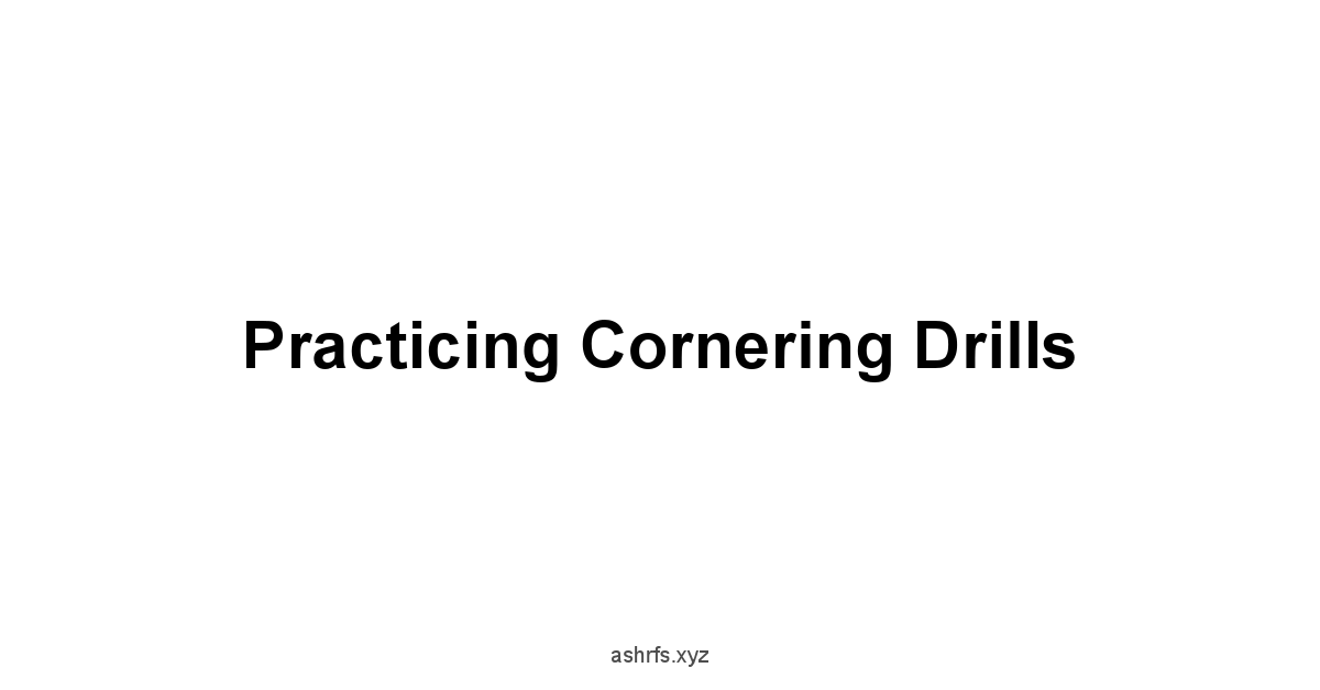 Practicing Cornering Drills